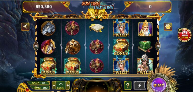 Sơn Tinh Thủy Tinh 123b có luật chơi đơn giản, dễ chơi